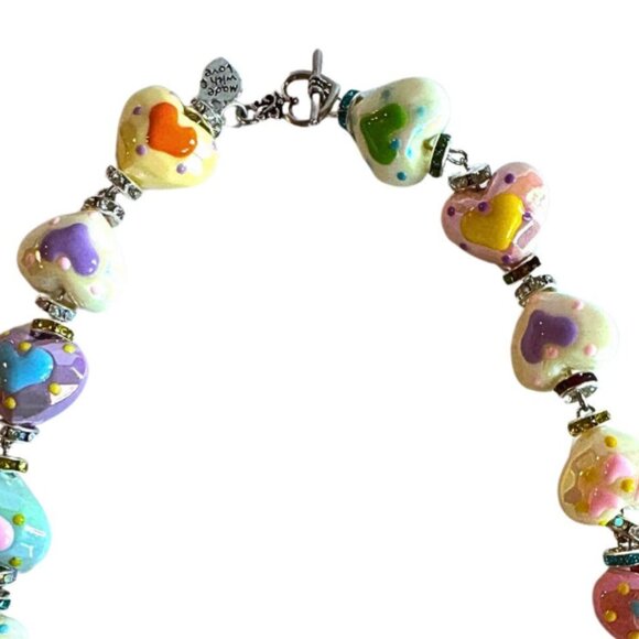 Hand-painted Beaded Necklace - Picture 2 of 5